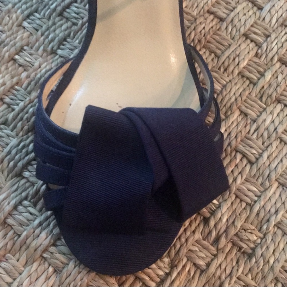 Navy Kate Spade Sandals - Picture 3 of 5
